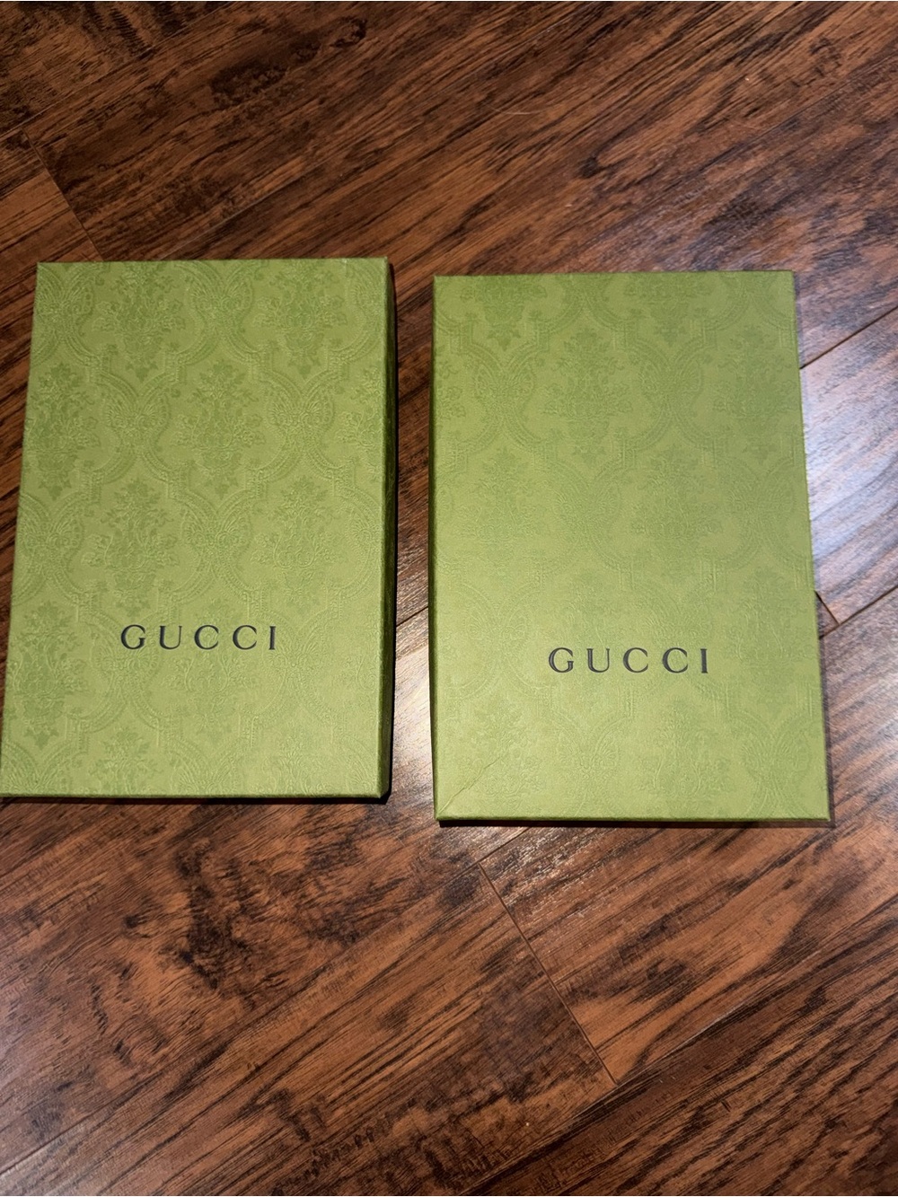 Gucci Lime Green Decorative Box Pair